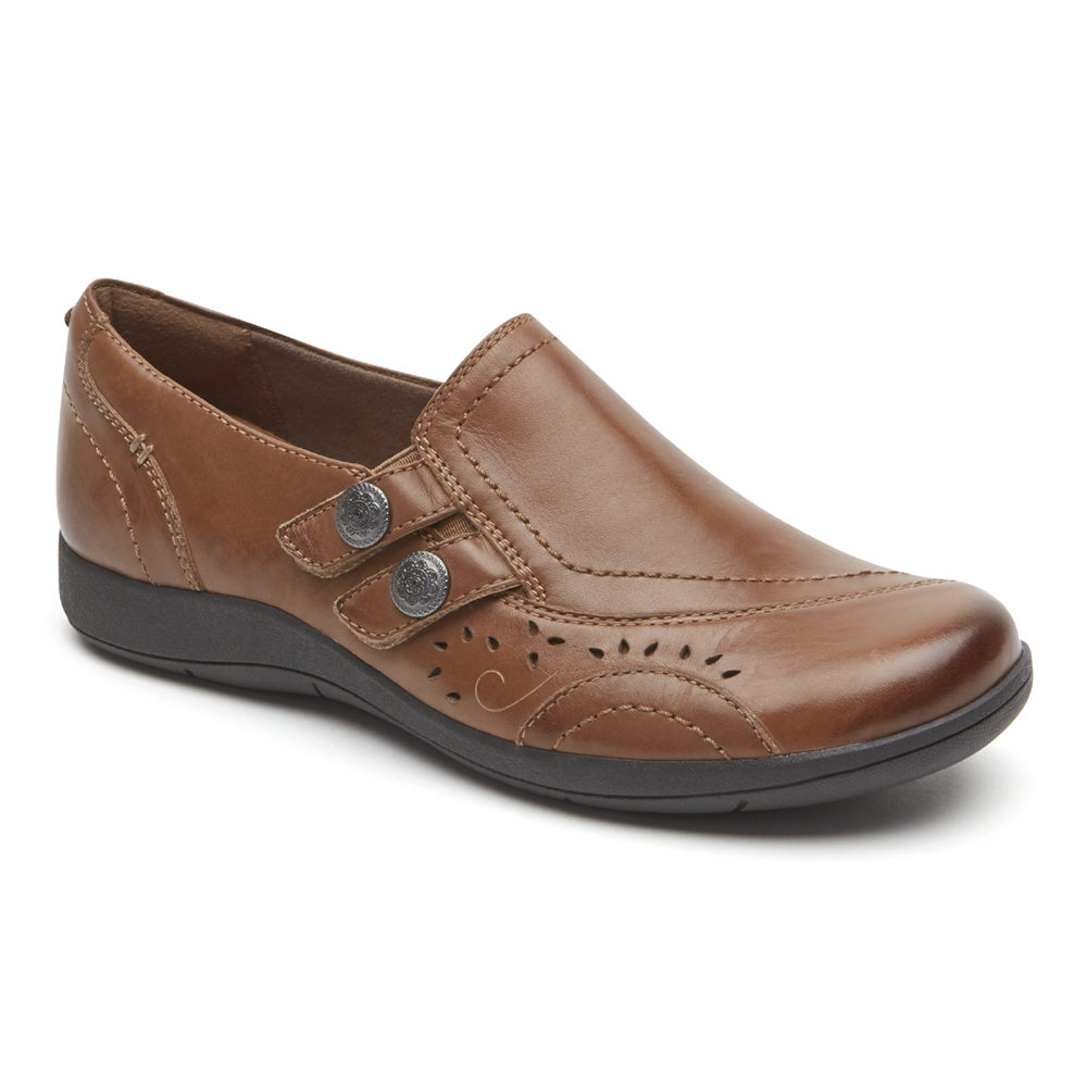 Rockport Singapore Womens Slip-On - Daisey Brown - FN4982573